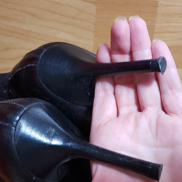 Plein sud black leather laser cut sock boot 37 7 7.5 - Picture 6 of 10